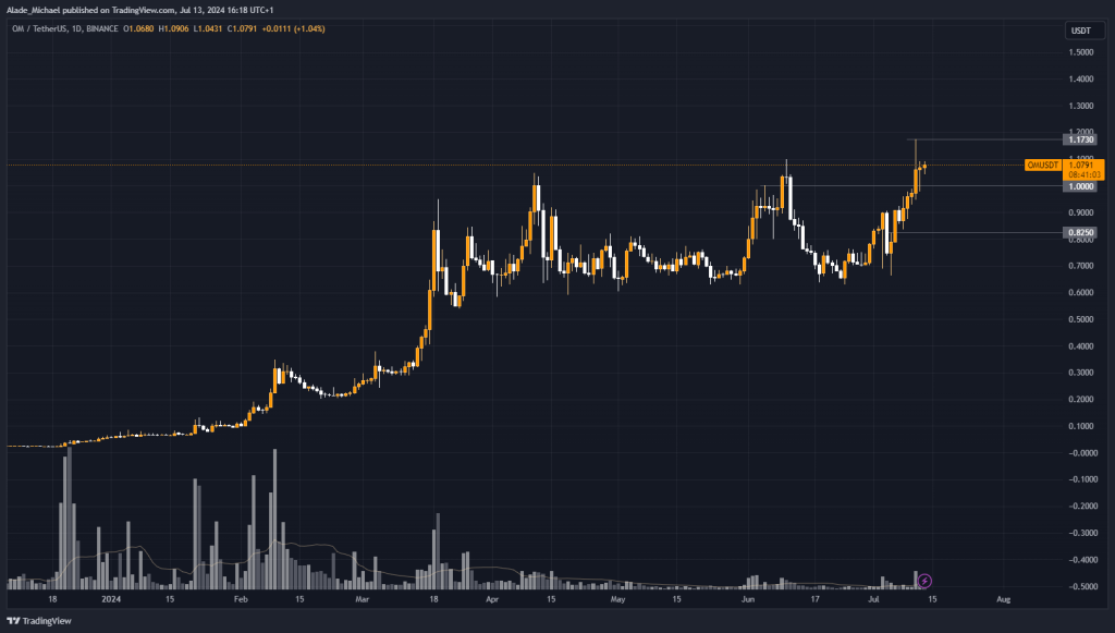 MANTRA PRICE ANALYSIS &amp; PREDICTION (July 13) – OM Faces Rejection After Rallying By 25% In A Week, What Next? 